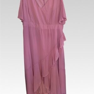 Chic Mauve High Low Dress size 4XL